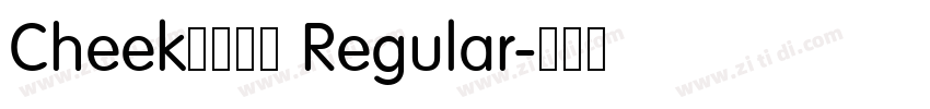Cheekふぉんと Regular字体转换 Cheekふぉんと Regular字体转换
